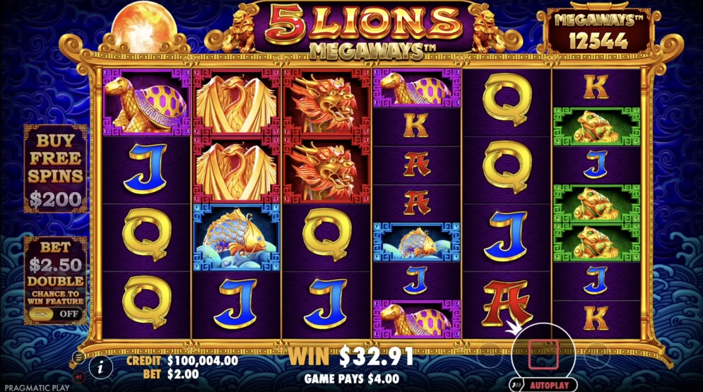 5 Lions Megaways Slot